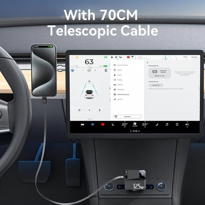 شارژر فندکی 65 وات یسیدو Y71