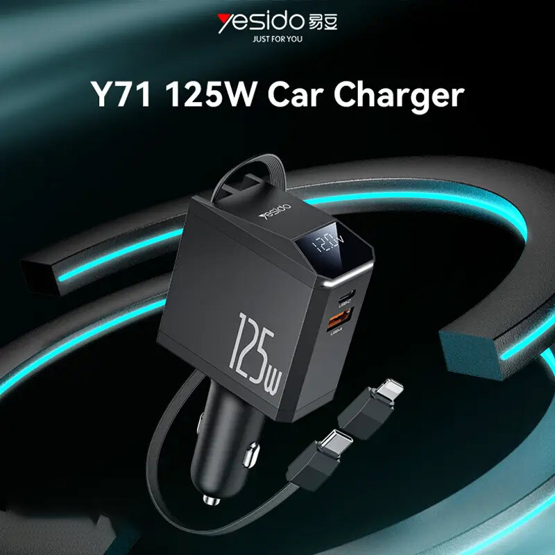 شارژر فندکی 65 وات یسیدو Y71