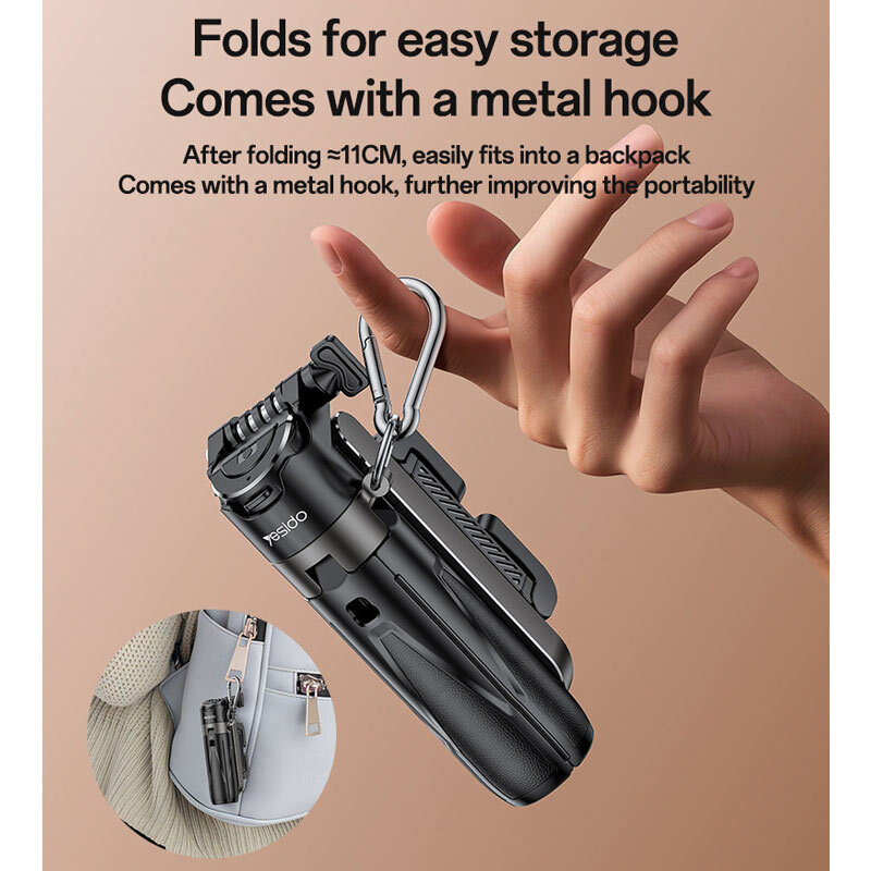 سه پایه و مونوپاد بلوتوثی Yesido SF29