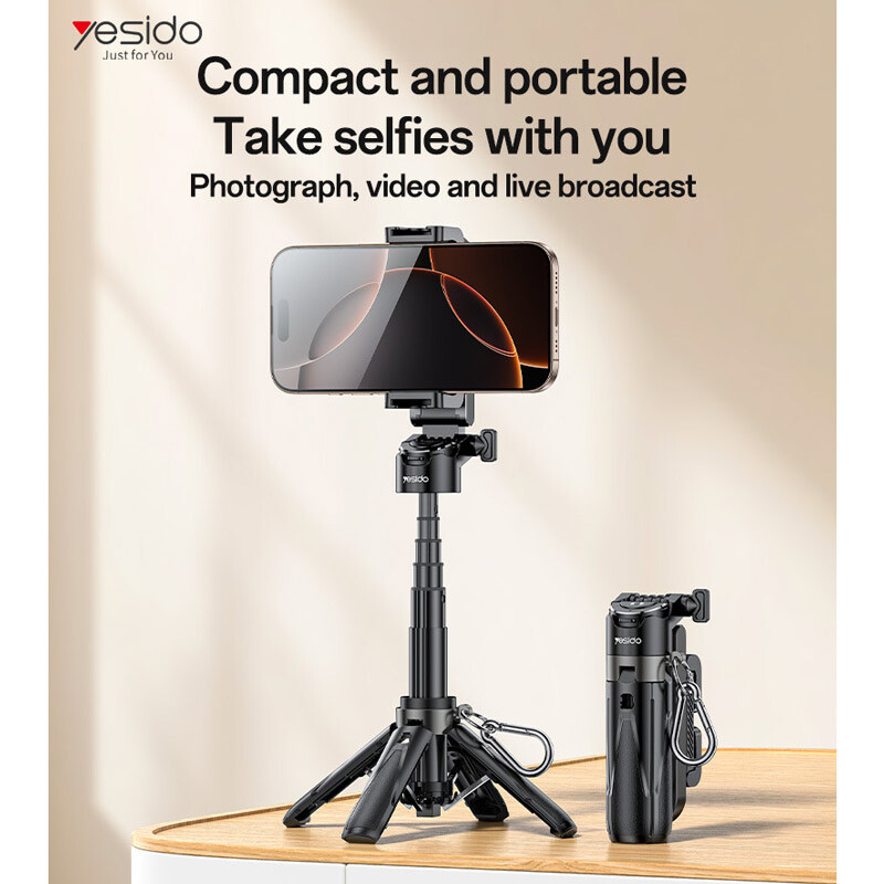 سه پایه و مونوپاد بلوتوثی Yesido SF29