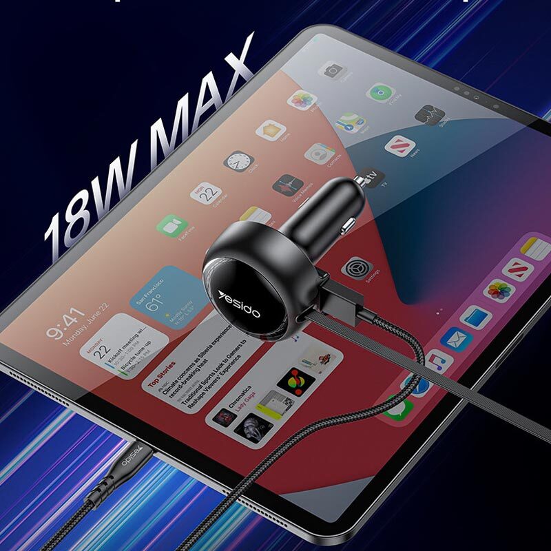 شارژر فندکی 35 وات یسیدو Y61