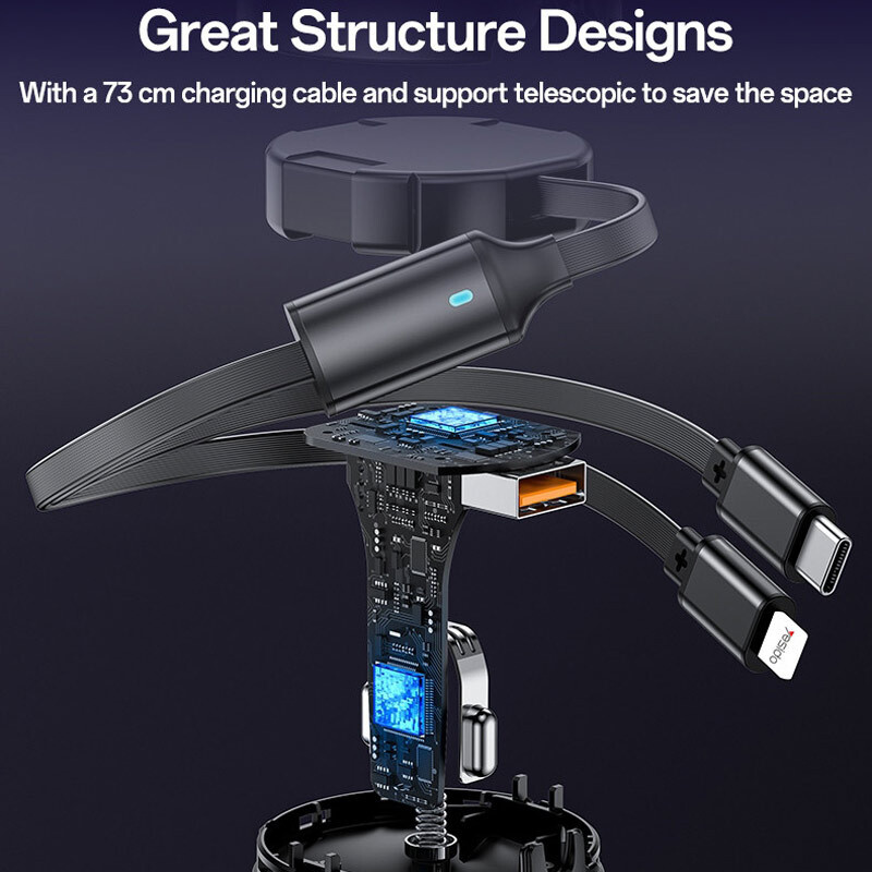 شارژر فندکی 35 وات یسیدو Y61