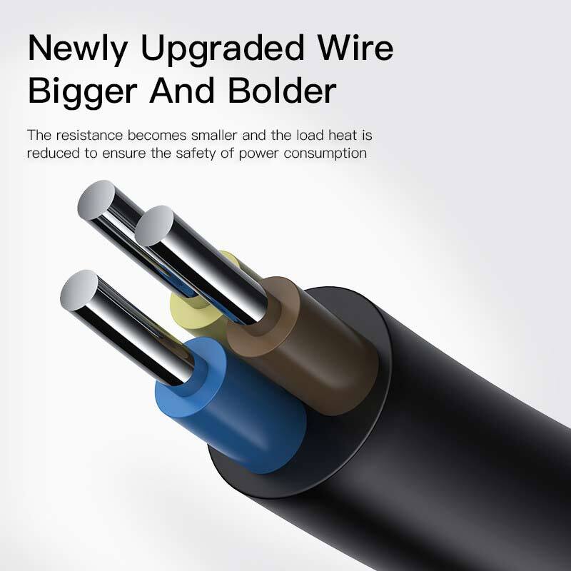 چند راهی 4 خانه برق یسیدو MC11 با کابل 2 متری + شارژر USB و Type-C