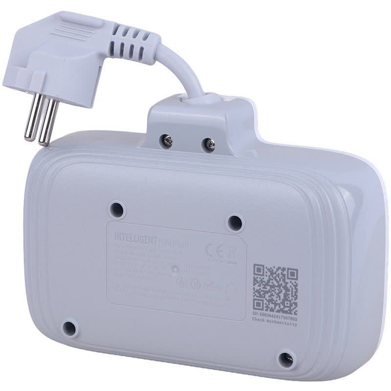 چند راهی 2 خانه ارت دار الدینیو SE2435 + شارژر USB و Type-C