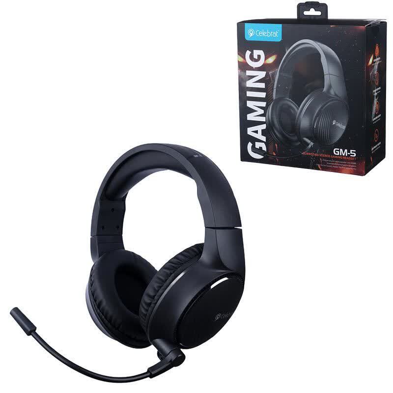 هدست گیمینگ سیم دار Celebrat GM-5