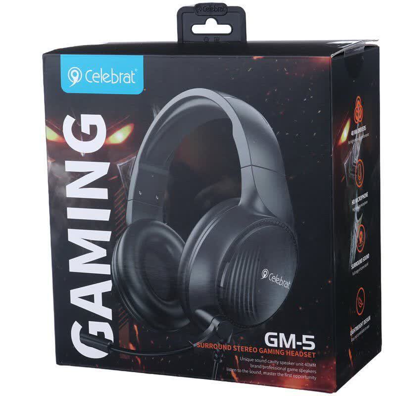 هدست گیمینگ سیم دار Celebrat GM-5