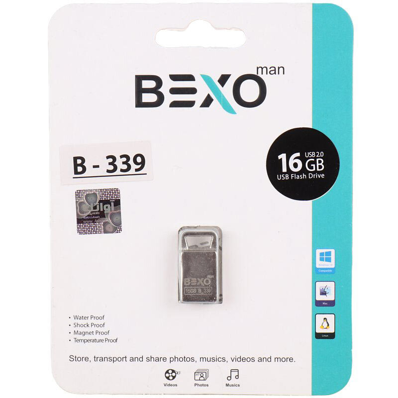 فلش 16 گیگ بکسومن Bexoman B-339