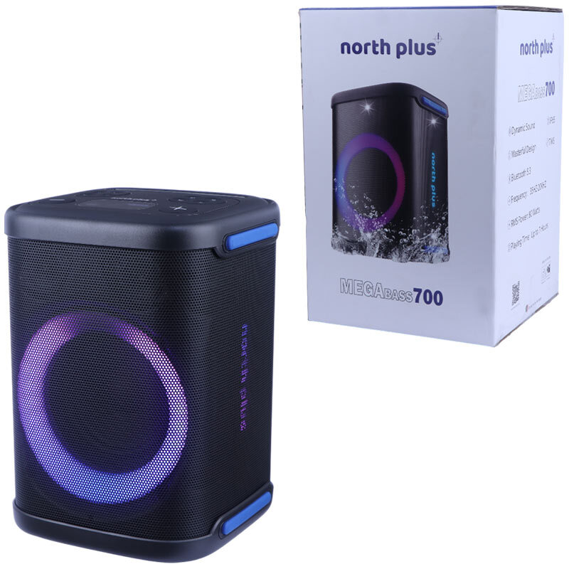 اسپیکر بلوتوثی نورث پلاس Mega Bass 700
