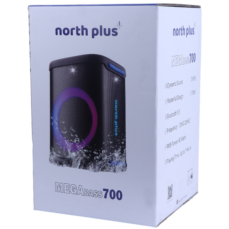 اسپیکر بلوتوثی نورث پلاس Mega Bass 700