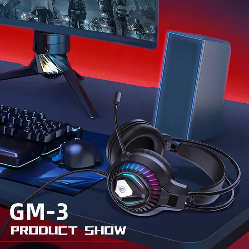 هدست گیمینگ سیم دار Celebrat GM-3