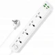 چند راهی 4 خانه یسیدو MC20 با کابل 2 متری + شارژر USB و Type-C