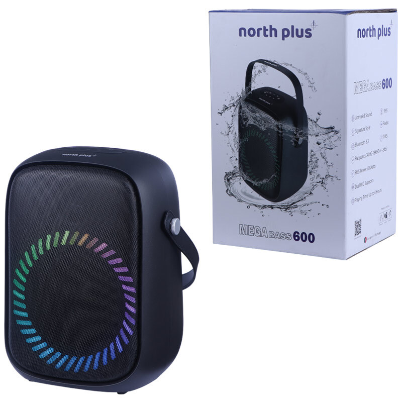 اسپیکر بلوتوثی نورث پلاس Mega Bass 600