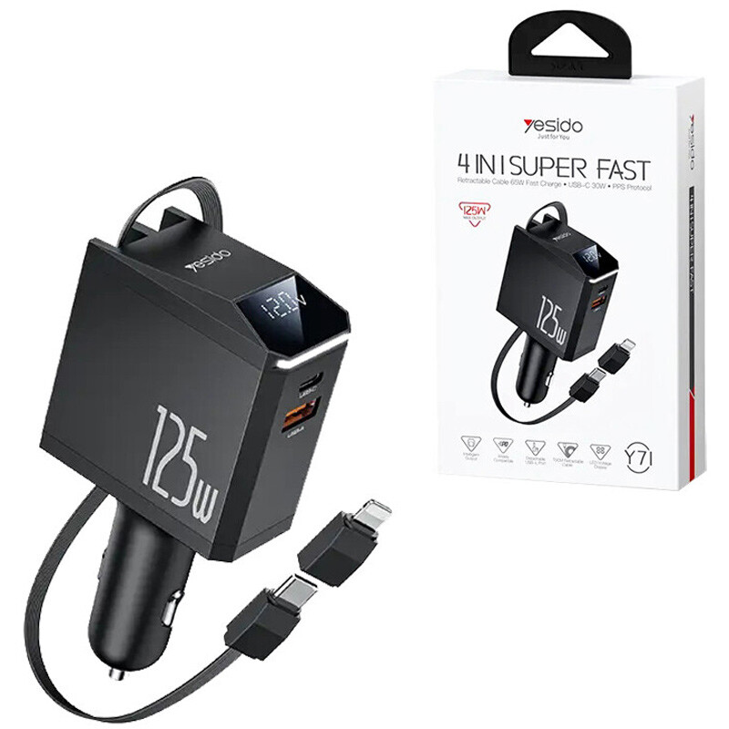 شارژر فندکی 65 وات یسیدو Y71