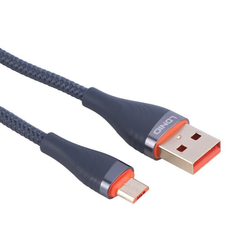 کابل میکرو یو اس بی فست شارژ 30 وات الدینیو LS691 طول 1 متر