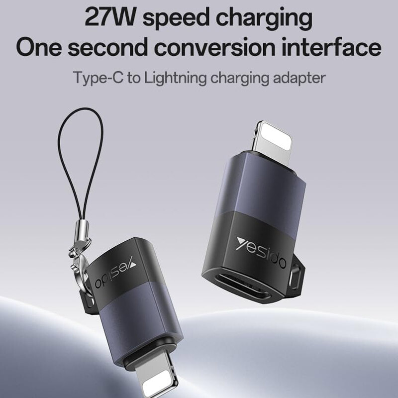 تبدیل OTG تایپ سی به لایتنینگ یسیدو GS27