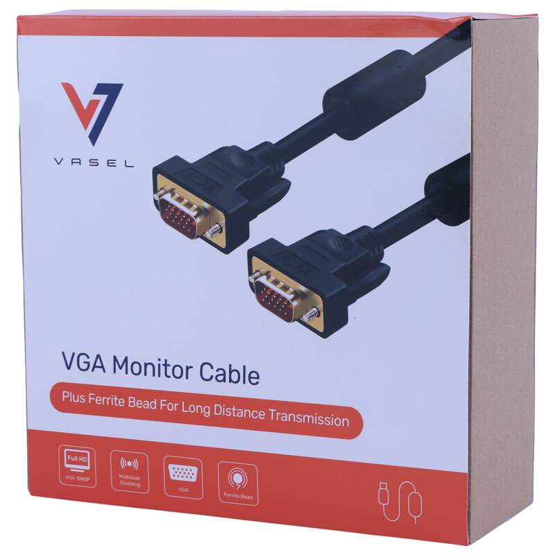 کابل VGA واصل Vasel طول 15 متر