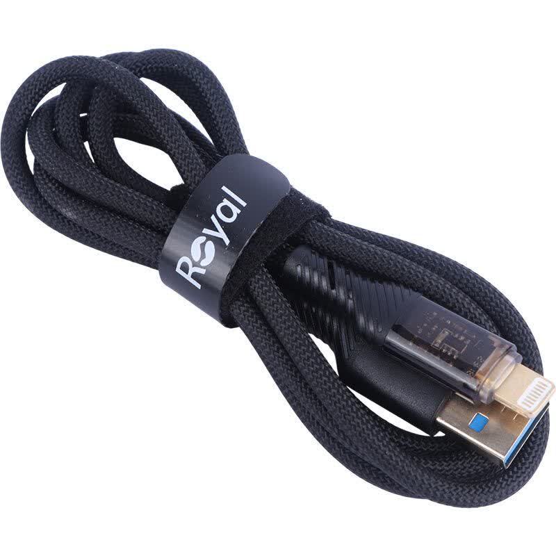 کابل لایتنینگ فست شارژ 18 وات رویال RCA-111 طول 1 متر