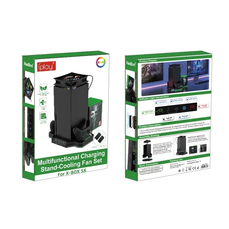 پایه نگهدارنده و شارژر دسته بازی Xbox Series X آی پلی HBX-608