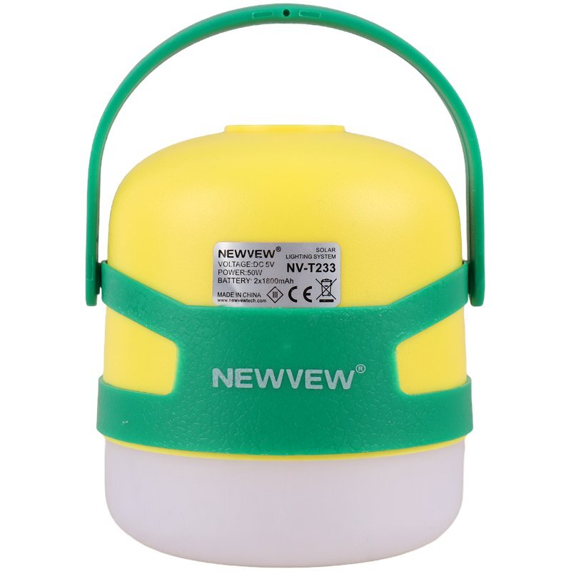 لامپ شارژی 50 وات Newnvew NV-T233 + پنل خورشیدی