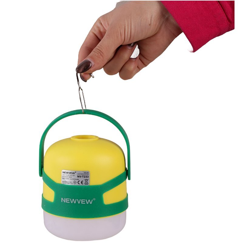 لامپ شارژی 50 وات Newnvew NV-T233 + پنل خورشیدی