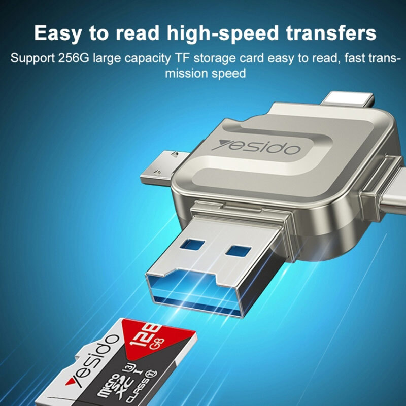 رم ریدر همه کاره Yesido GS23 OTG