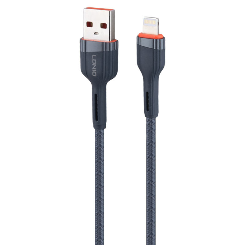 کابل لایتنینگ فست شارژ 30 وات الدینیو LS641 طول 1 متر