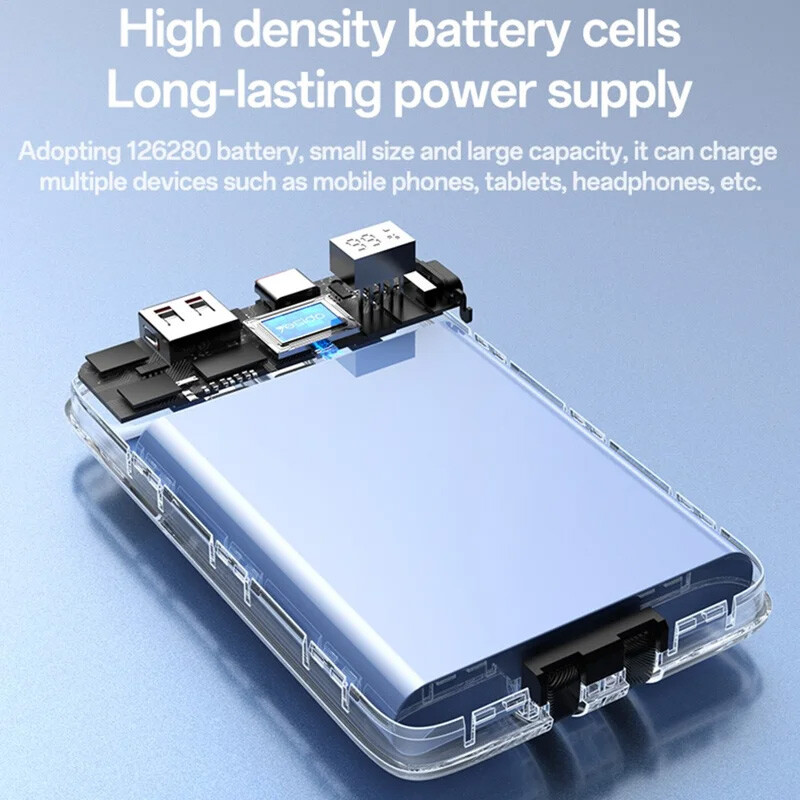 پاور بانک فست شارژ یسیدو YP84 QC PD 22.5W ظرفیت 10000 میلی آمپر ساعت