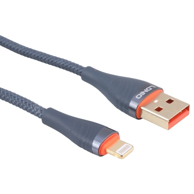 کابل لایتنینگ فست شارژ 30 وات الدینیو LS691 طول 1 متر