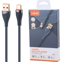 کابل تایپ سی فست شارژ 30 وات الدینیو LS691 طول 1 متر