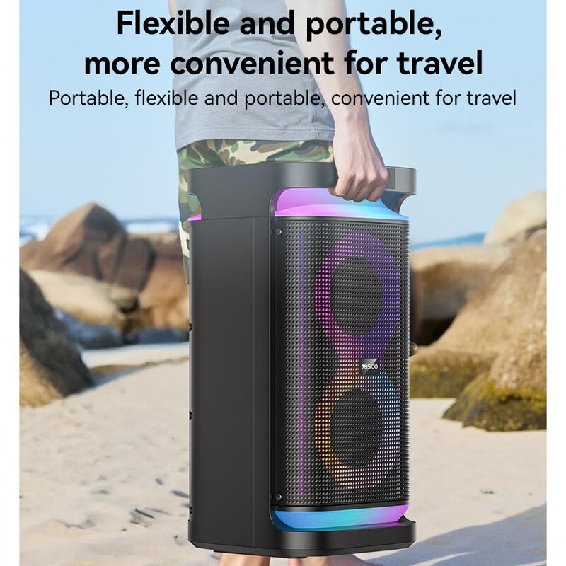 اسپیکر چمدانی بلوتوثی یسیدو YSW29 + میکروفون و ریموت کنترل