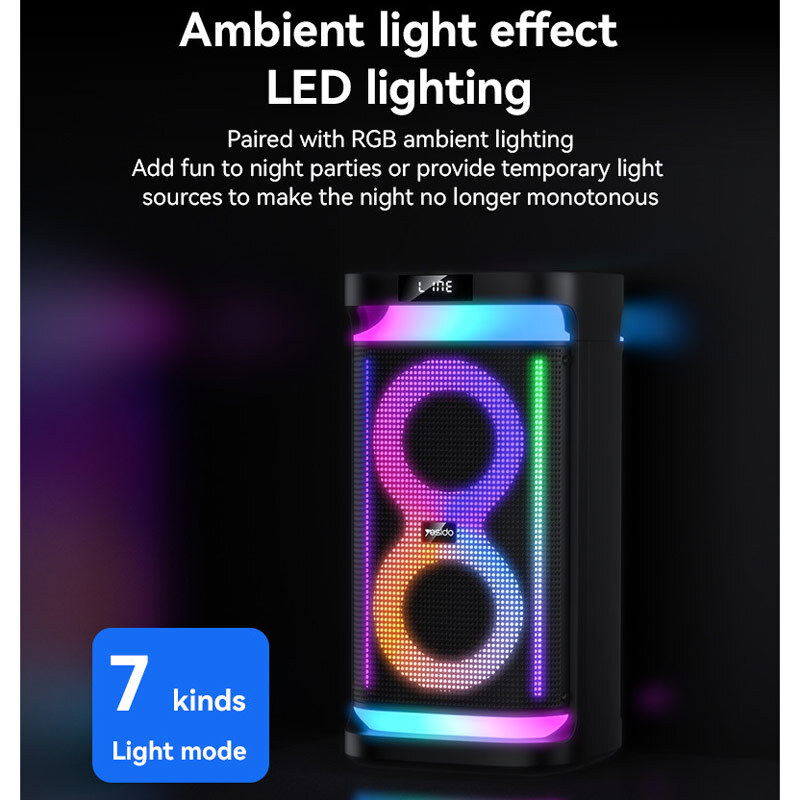 اسپیکر چمدانی بلوتوثی یسیدو YSW29 + میکروفون و ریموت کنترل