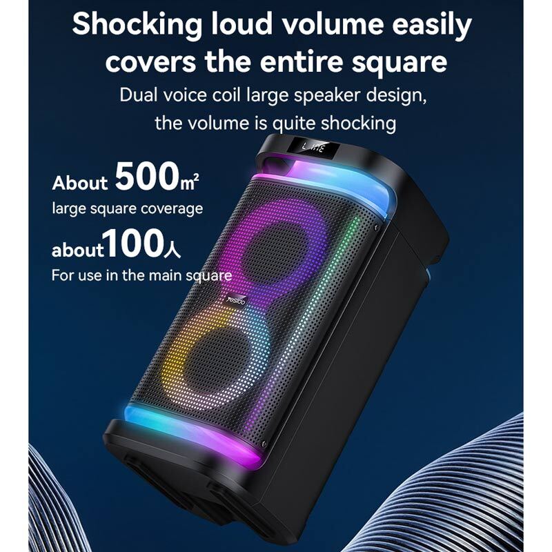 اسپیکر چمدانی بلوتوثی یسیدو YSW29 + میکروفون و ریموت کنترل