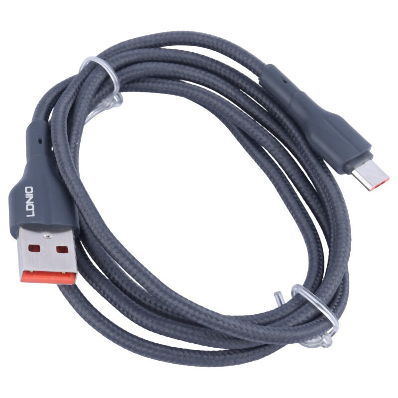 کابل میکرو یو اس بی فست شارژ 25 وات الدینیو LS851 طول 1 متر