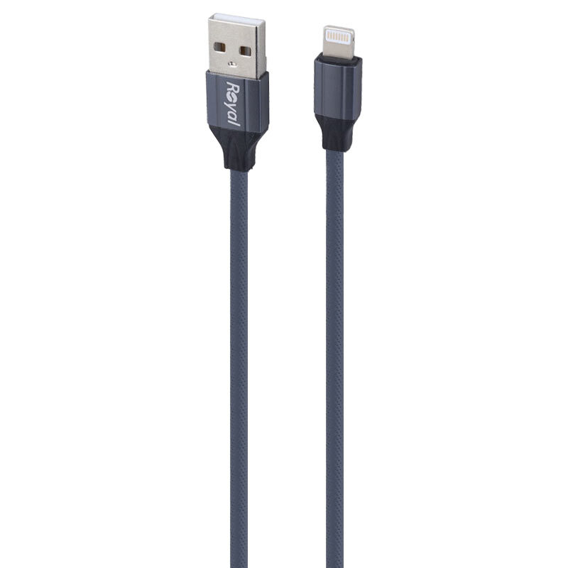 کابل لایتنینگ فست شارژ 2.4 آمپر رویال RCA-110 طول 1 متر