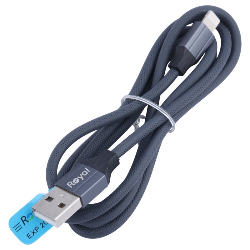 کابل لایتنینگ فست شارژ 2.4 آمپر رویال RCA-110 طول 1 متر