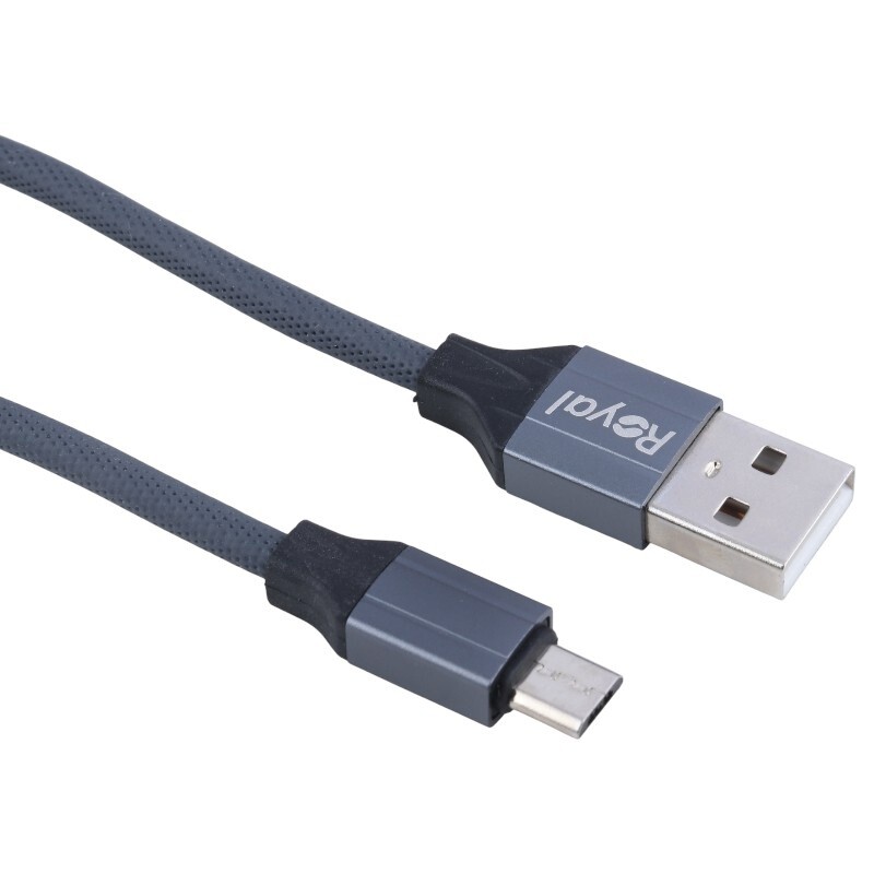 کابل میکرو یو اس بی فست شارژ 2.4 آمپر رویال RCS-118 طول 1 متر