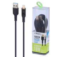 کابل لایتنینگ فست شارژ 18 وات رویال RCA-111 طول 1 متر