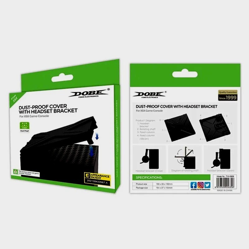 براکت هدفون و کاور گرد و غبار کنسول XBOX Series X دابی TYX-3609