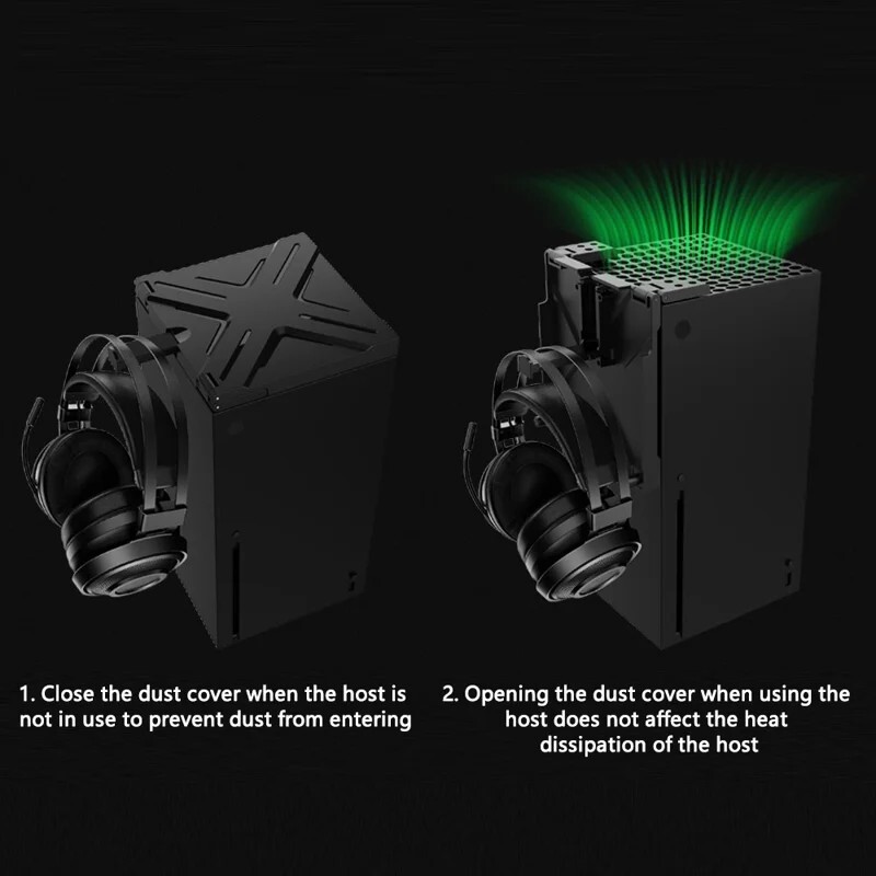 براکت هدفون و کاور گرد و غبار کنسول XBOX Series X دابی TYX-3609