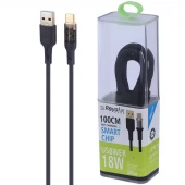 کابل تایپ سی فست شارژ 18 وات رویال RCC-135 طول 1 متر
