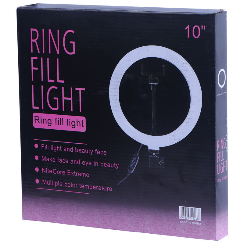 رینگ لایت پایه دار 10 اینچ QX-260 کد 3