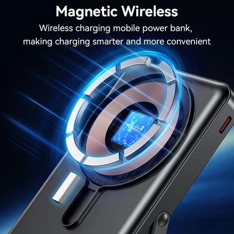 پاور بانک بی سیم فست شارژ یسیدو YP72 PD 22.5W ظرفیت 10000 میلی آمپر ساعت