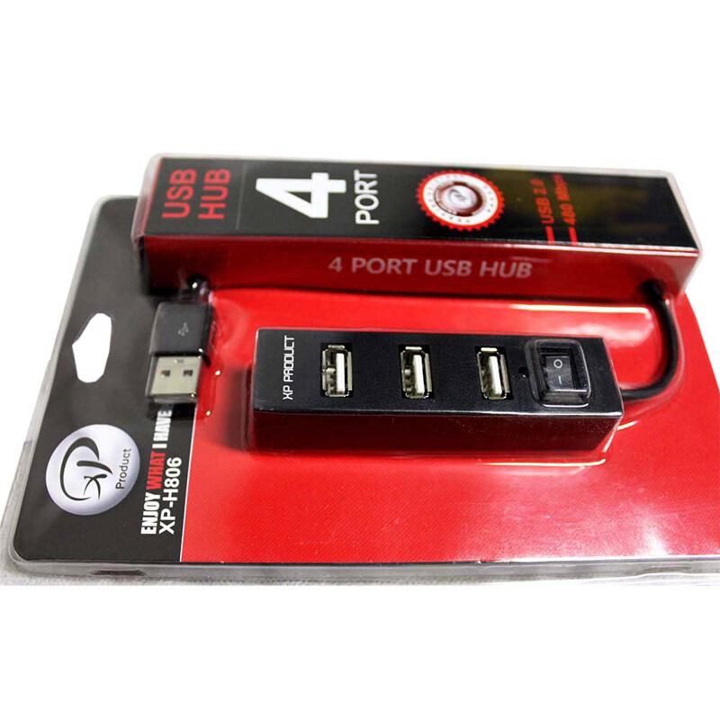 هاب 4 پورت USB2.0 اکس پی پروداکت XP-H806
