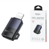 تبدیل OTG تایپ سی به لایتنینگ یسیدو GS27