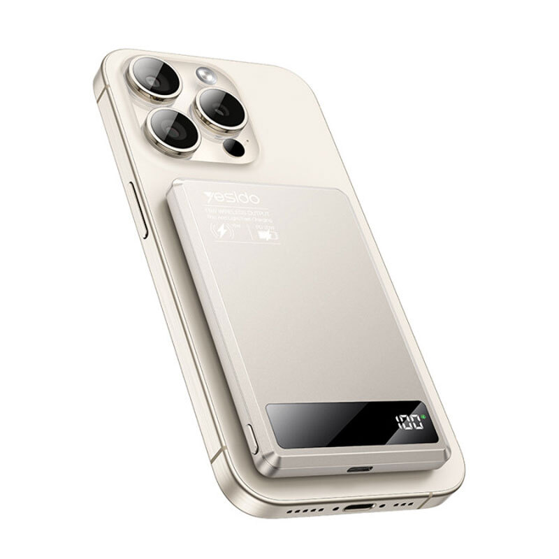 پاور بانک بی سیم فست شارژ یسیدو YP66 20W ظرفیت 5000 میلی آمپر ساعت