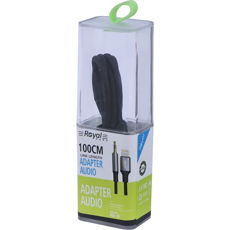 کابل تبدیل Lightning به AUX رویال RAL-10 طول 1 متر