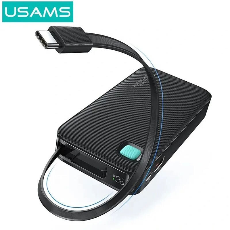 پاور بانک فست شارژ یوسامز CD224 PD 22.5W ظرفیت 10000 میلی آمپر ساعت