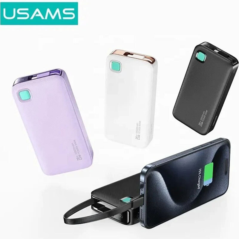 پاور بانک فست شارژ یوسامز CD224 PD 22.5W ظرفیت 10000 میلی آمپر ساعت