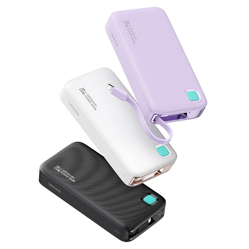 پاور بانک فست شارژ یوسامز CD225 PD 22.5W ظرفیت 10000 میلی آمپر ساعت