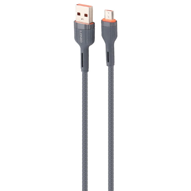 کابل میکرو یو اس بی فست شارژ 30 وات الدینیو LS641 طول 1 متر